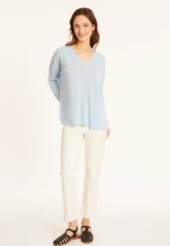 Maison Montagut T-Shirt Ample En Lin Flamme - Balou><noscript><img width=