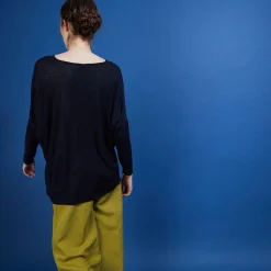 Maison Montagut T-Shirt Ample En Lin Flamme - Balou><noscript><img width=