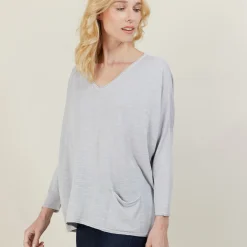 Maison Montagut T-Shirt Ample En Lin Flamme - Balou><noscript><img width=