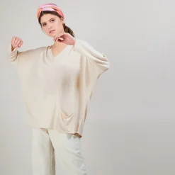 Maison Montagut T-Shirt Ample En Lin Flamme - Balou><noscript><img width=