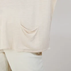 Maison Montagut T-Shirt Ample En Lin Flamme - Balou><noscript><img width=