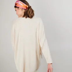 Maison Montagut T-Shirt Ample En Lin Flamme - Balou><noscript><img width=