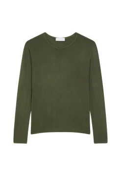 Maison Montagut T-Shirt Boutonne En Bambou Cachemire Col Rond En Maille Fine - Aelia><noscript><img width=