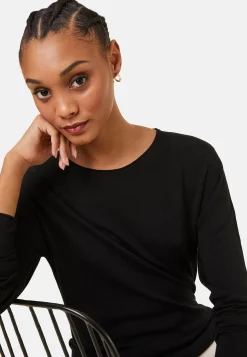 Maison Montagut T-Shirt Boutonne En Bambou Cachemire Col Rond En Maille Fine - Aelia><noscript><img width=