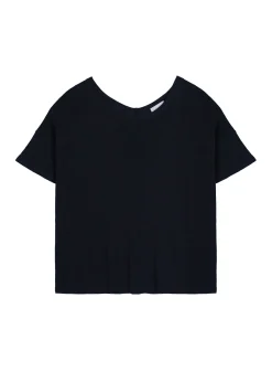 Maison Montagut T-Shirt Boutonne En Lin Flamme - Tally><noscript><img width=