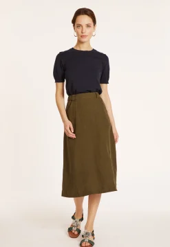 Maison Montagut T-Shirt Col Rond En Coton Bio - Moon><noscript><img width=