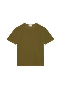 Maison Montagut T-Shirt Col Rond En Coton Brosse - Don><noscript><img width=