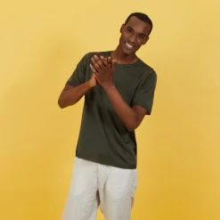 Maison Montagut T-Shirt Col Rond En Fil Lumiere - Bocca><noscript><img width=