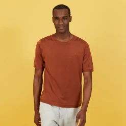 Maison Montagut T-Shirt Col Rond En Fil Lumiere - Bocca><noscript><img width=