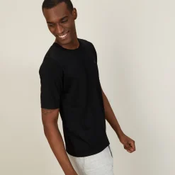 Maison Montagut T-Shirt Col Rond En Fil Lumiere - Bocca><noscript><img width=