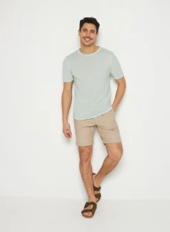 Maison Montagut T-Shirt Col Rond En Lin Flamme - Renaud>Homme T-Shirts