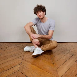 Maison Montagut T-Shirt Col Rond En Lin Flamme - Bosea><noscript><img width=