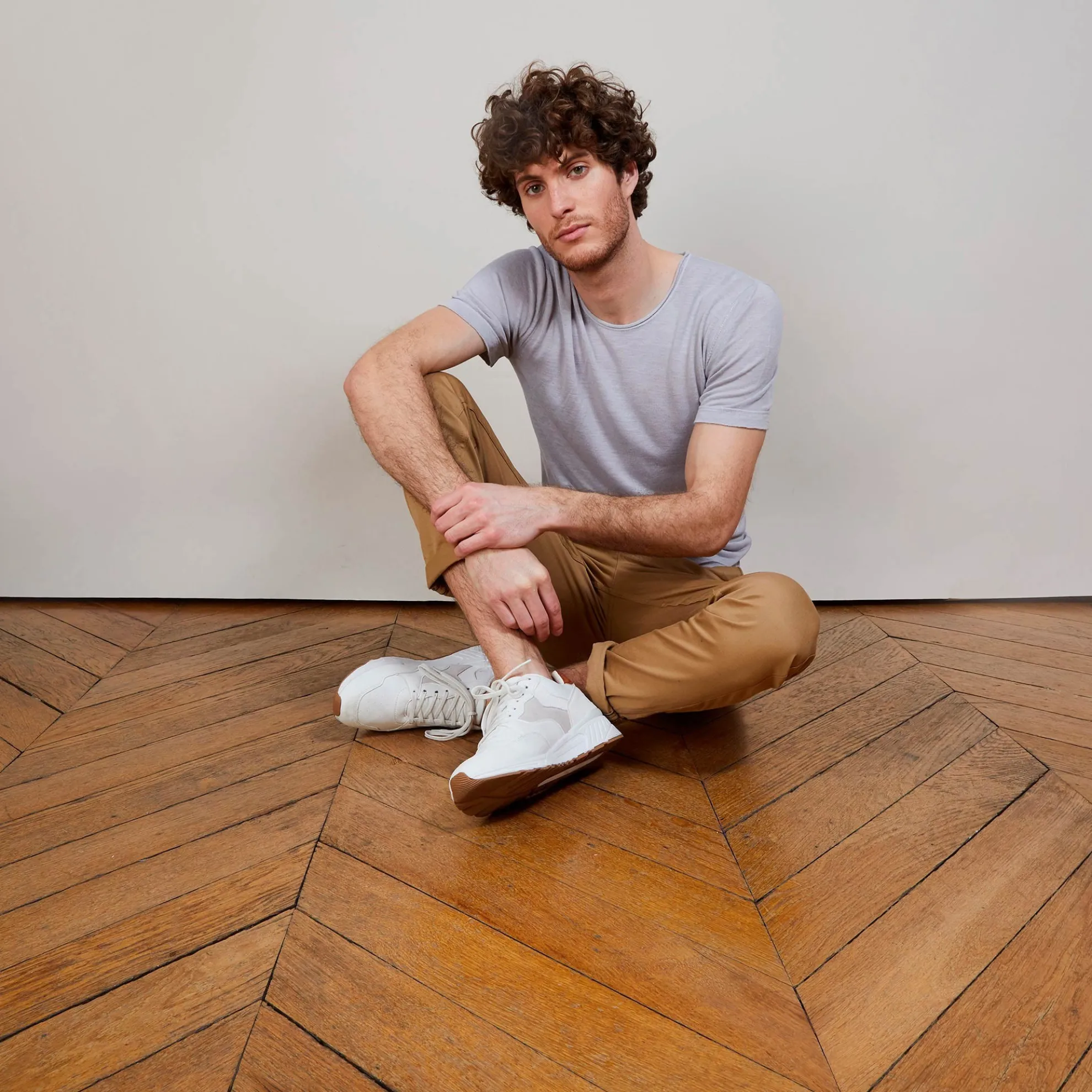 Maison Montagut T-Shirt Col Rond En Lin Flamme - Bosea>Homme T-Shirts