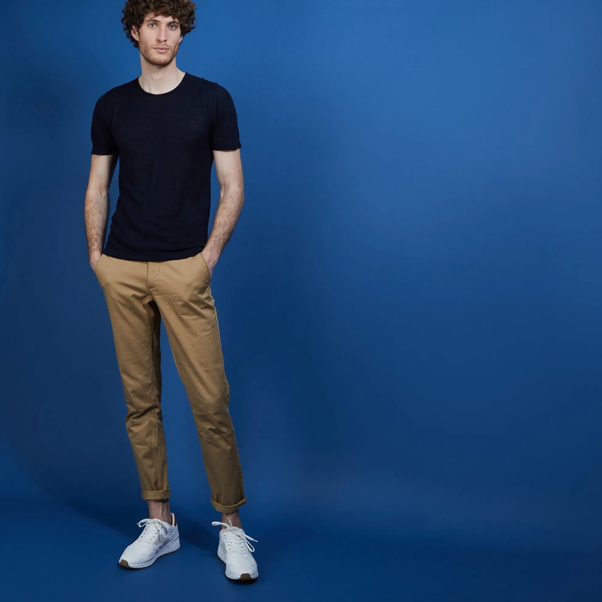 Maison Montagut T-Shirt Col Rond En Lin Flamme - Bosea>Homme T-Shirts