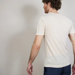 Maison Montagut T-Shirt Col Rond En Lin Flamme - Bosea><noscript><img width=