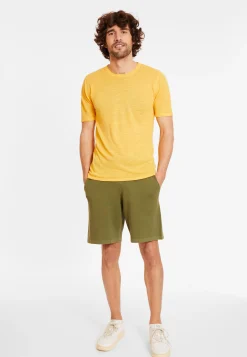 Maison Montagut T-Shirt Col Rond En Lin Flamme - Renaud><noscript><img width=