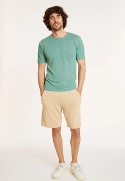 Maison Montagut T-Shirt Col Rond En Lin Flamme - Renaud><noscript><img width=