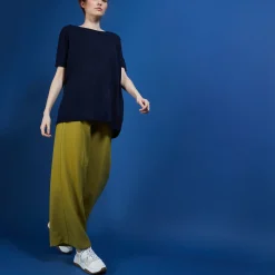 Maison Montagut T-Shirt Col Rond En Viscose Crepe - Bibiche><noscript><img width=