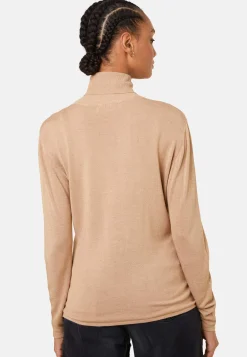 Maison Montagut T-Shirt Col Roule En Bambou Cachemire Fine Maille - Aerio><noscript><img width=