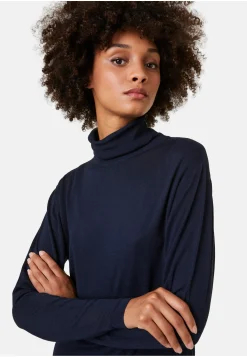 Maison Montagut T-Shirt Col Roule En Bambou Cachemire Fine Maille - Aerio><noscript><img width=