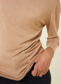 Maison Montagut T-Shirt Col Roule En Bambou Cachemire Fine Maille - Aerio><noscript><img width=