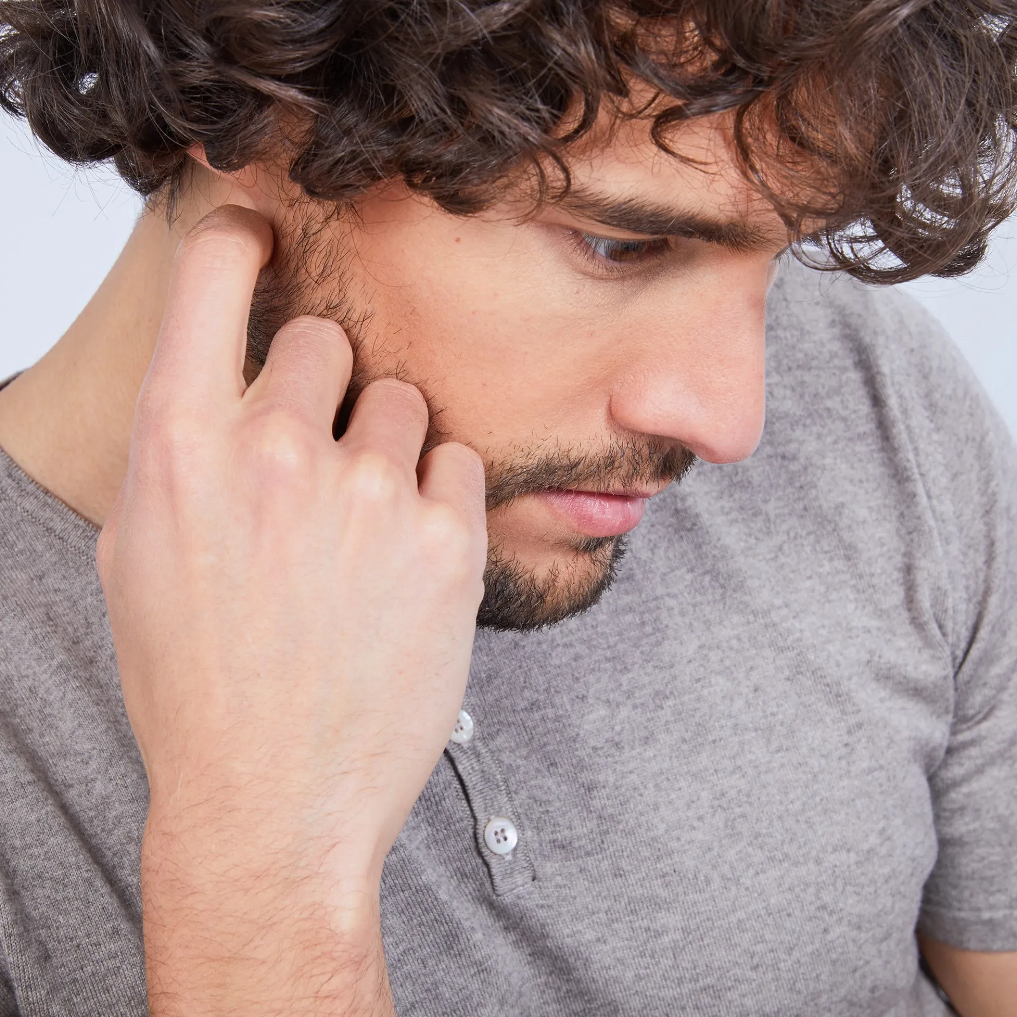 Maison Montagut T-Shirt Col Tunisien En Coton Cachemire - Haruni>Homme T-Shirts