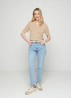 Maison Montagut T-Shirt Col Tunisien En Lin Flamme - Boheme><noscript><img width=