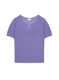 Maison Montagut T-Shirt Col Tunisien En Lin Flamme - Boheme><noscript><img width=