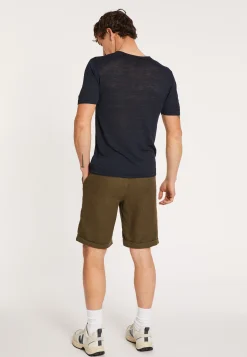 Maison Montagut T-Shirt Col V En Lin Flamme - Reuben><noscript><img width=