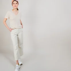 Maison Montagut T-Shirt En Lin Flamme - Balkan><noscript><img width=