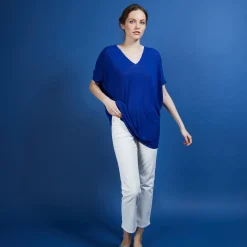 Maison Montagut T-Shirt Long En Lin Flamme - Bil><noscript><img width=