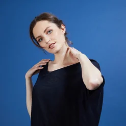 Maison Montagut T-Shirt Long En Lin Flamme - Bil><noscript><img width=