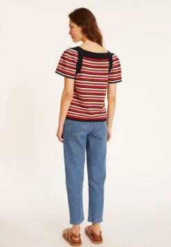 Maison Montagut T-Shirt Manches Ballon En Coton Bio - Mezzo><noscript><img width=