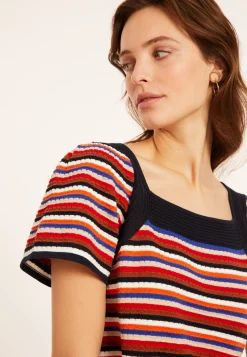 Maison Montagut T-Shirt Manches Ballon En Coton Bio - Mezzo><noscript><img width=