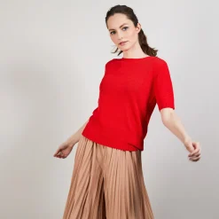 Maison Montagut T-Shirt Manches Coudes - Bapteme>Femme T-Shirts