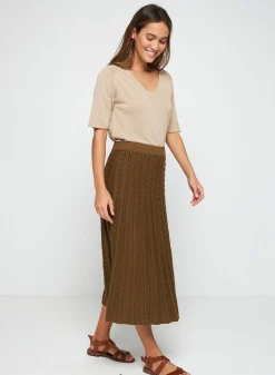 Maison Montagut T-Shirt Manches Coudes En Lin Flamme - Bonbon><noscript><img width=