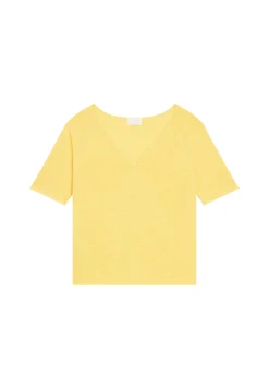 Maison Montagut T-Shirt Manches Coudes En Lin Flamme - Bonbon><noscript><img width=