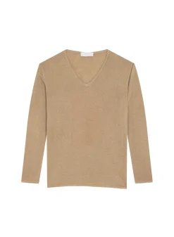 Maison Montagut T-Shirt Manches Longues En Bambou Cachemire A Fentes - Aelys><noscript><img width=