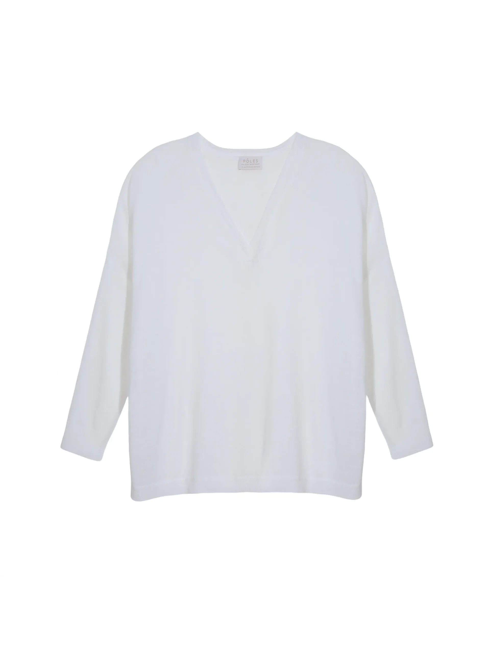 Maison Montagut T-Shirt Oversize Col V En Lin Flamme - Beja>Femme T-Shirts