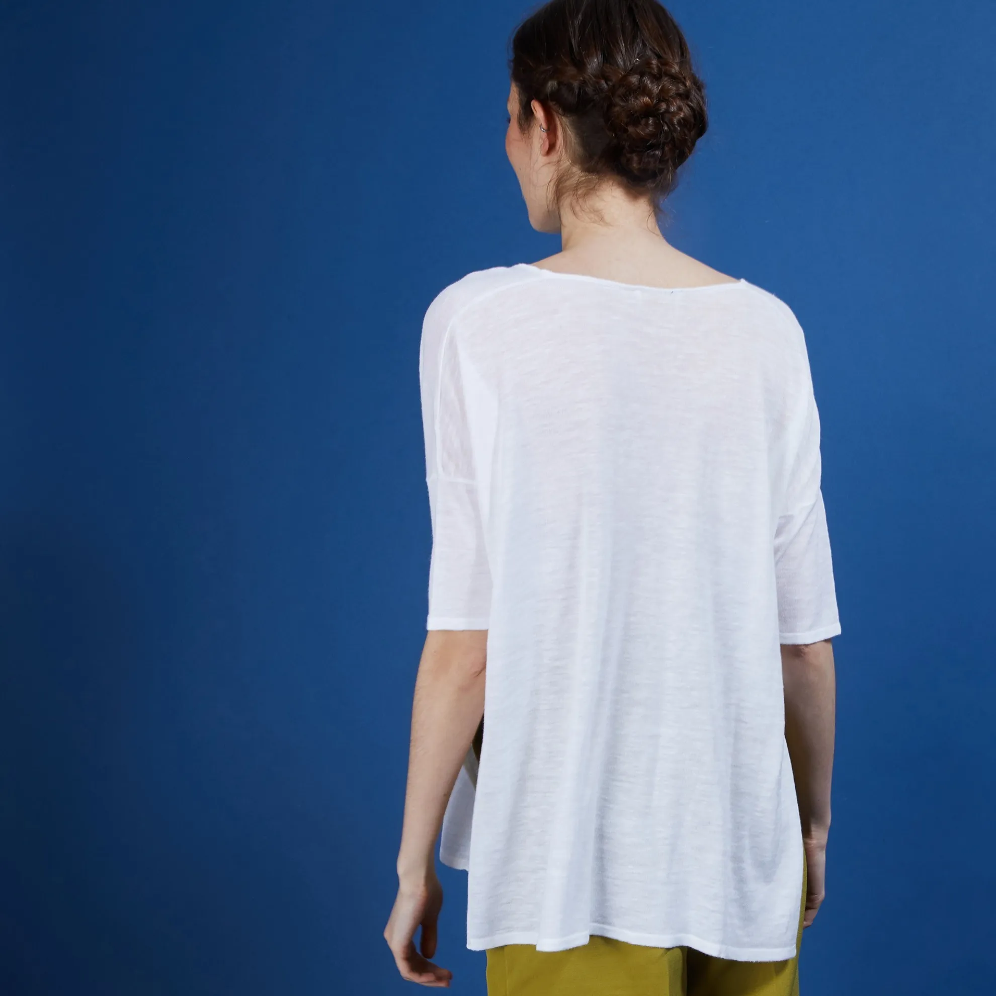 Maison Montagut T-Shirt Oversize En Lin Flamme - Batalya>Femme T-Shirts