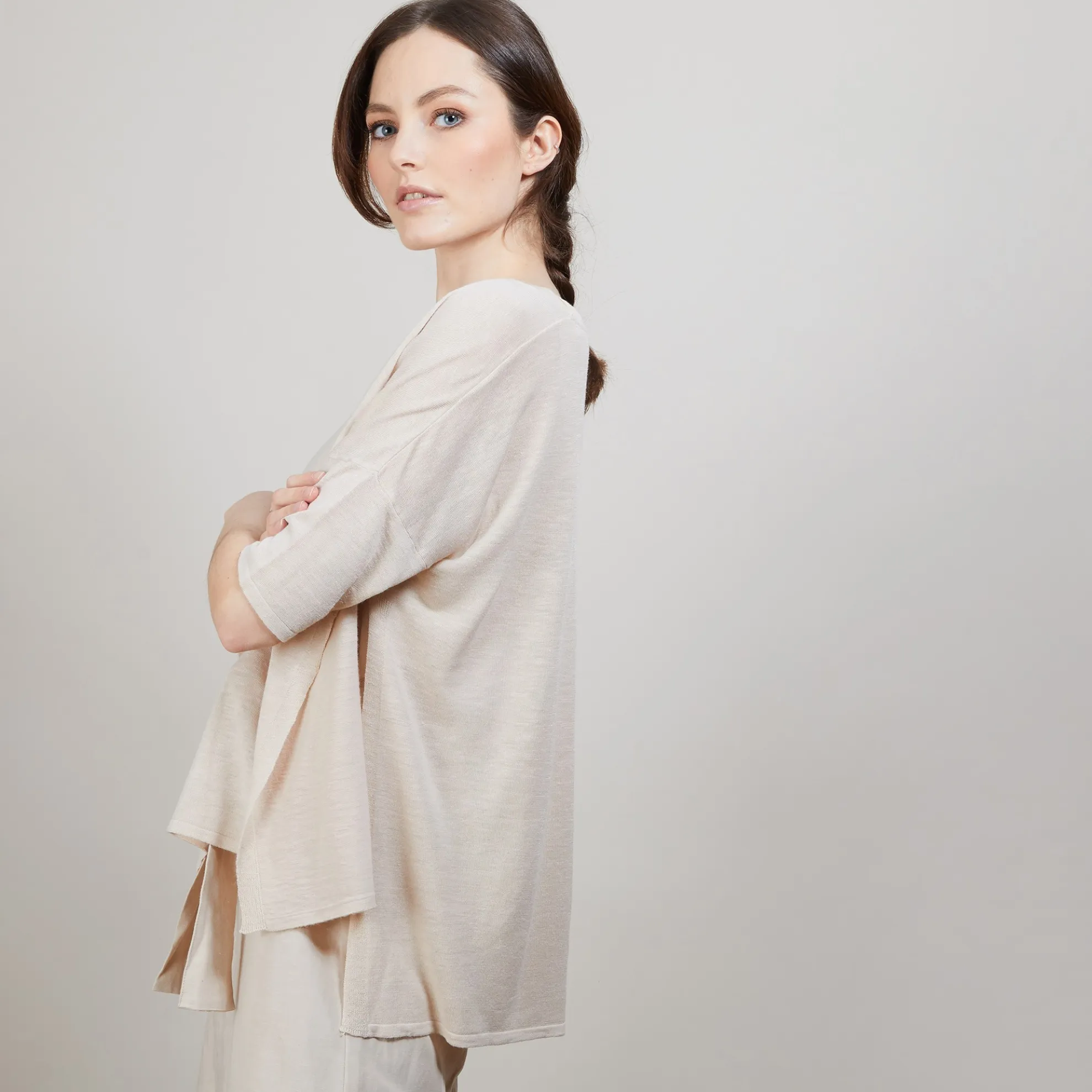 Maison Montagut T-Shirt Oversize En Lin Flamme - Batalya>Femme T-Shirts