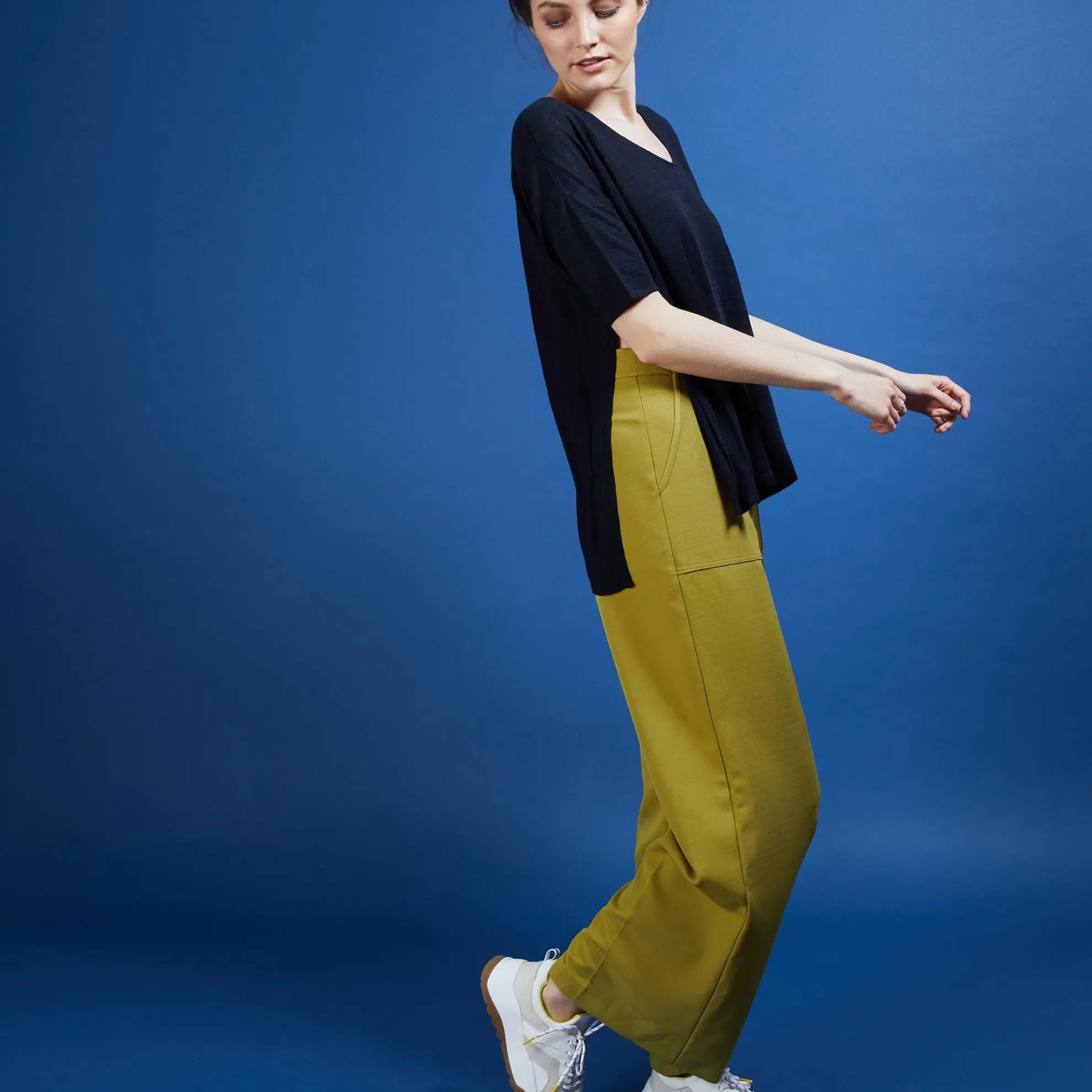 Maison Montagut T-Shirt Oversize En Lin Flamme - Batalya>Femme T-Shirts