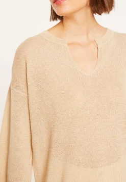 Maison Montagut Tunique Ample Col V En Lin - Marielle><noscript><img width=