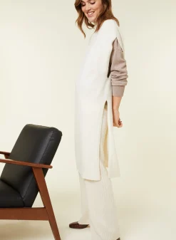 Maison Montagut Tunique Sans Manches Col Montant En Laine Et Cachemire - Garance>Femme Robes