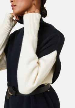 Maison Montagut Tunique Sans Manches Col Montant En Laine Et Cachemire - Garance><noscript><img width=