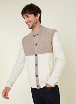 Maison Montagut Veste Boutonnee A Poches En Cachemire 4 Fils - Farell>Homme Vestes Et Gilets