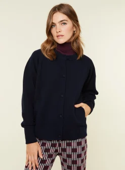 Maison Montagut Veste Boutonnee A Poches En Laine Merinos - Gaspard><noscript><img width=