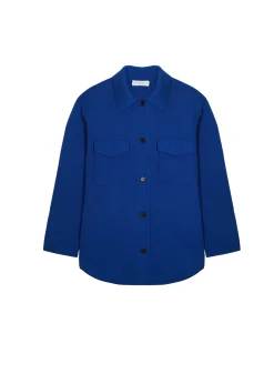 Maison Montagut Veste Boutonnee Avec Poches En Laine Merinos - Giselle><noscript><img width=