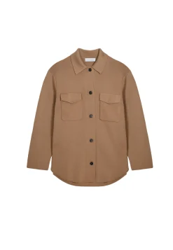 Maison Montagut Veste Boutonnee Avec Poches En Laine Merinos - Giselle><noscript><img width=