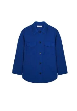 Maison Montagut Veste Boutonnee Avec Poches En Laine Merinos - Giselle><noscript><img width=